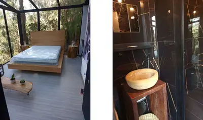 Cabaña de vidrio CONCASAYA